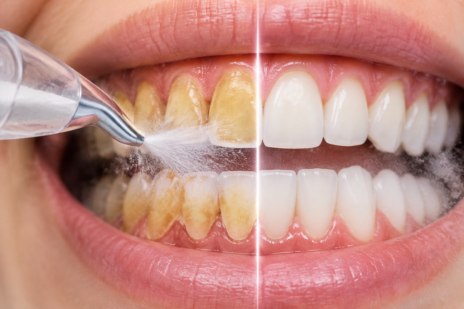 Airflow Teeth Stain Removal